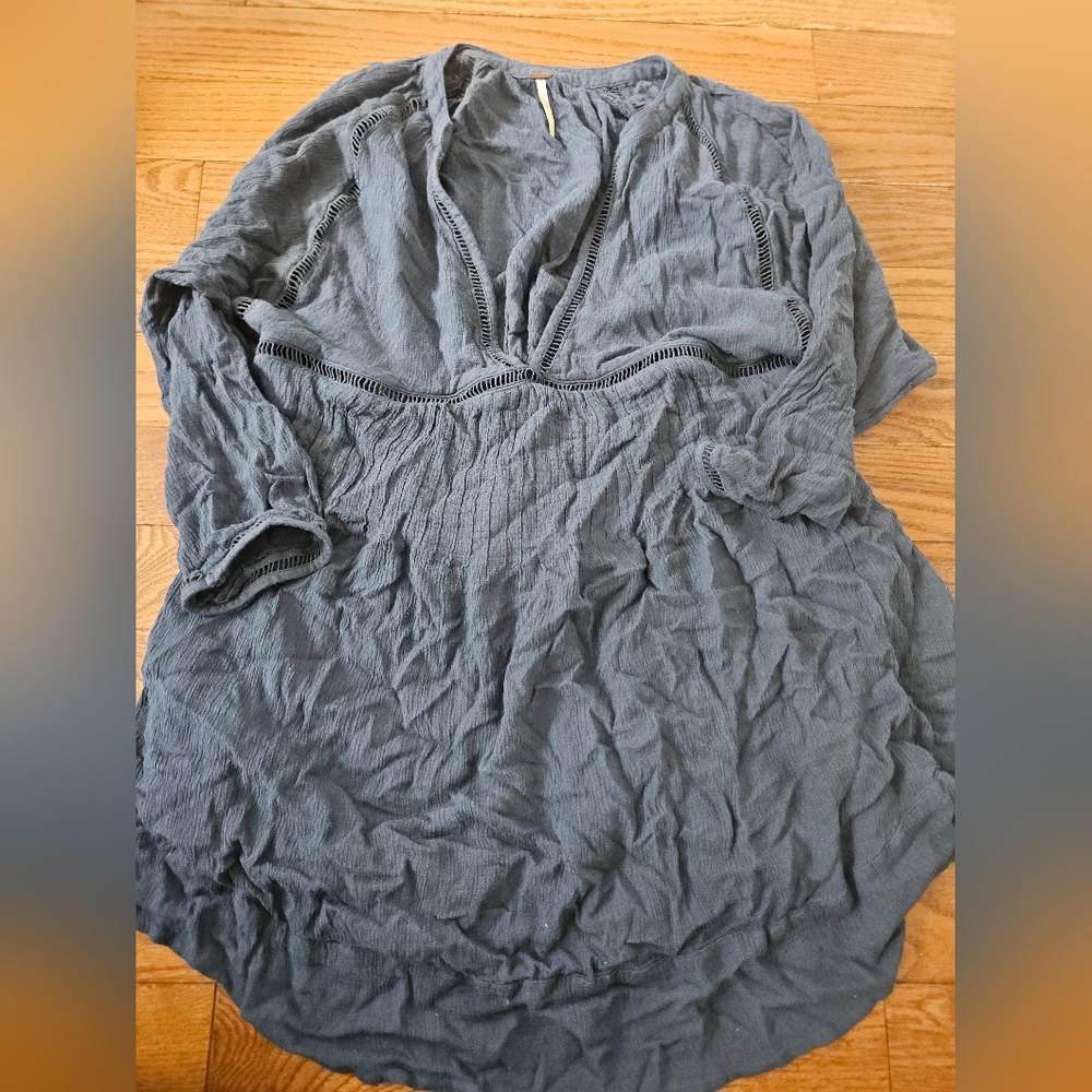 Free people navy dress tunic small